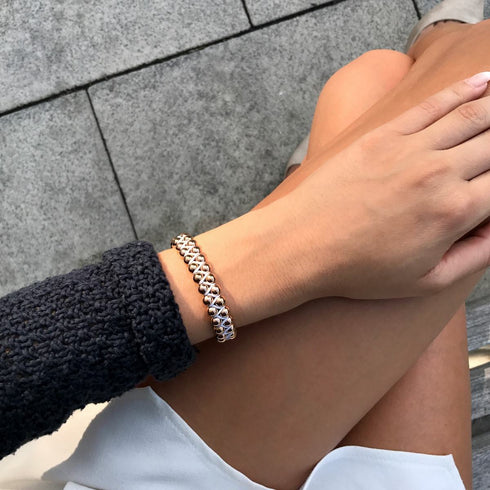 Rose Gold | White | Vitality Bracelet